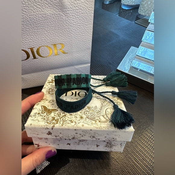 Christian Dior Friendship J’Ador Bracelets Set Of Two Canvas Pre-Owned - Picture 4 of 12